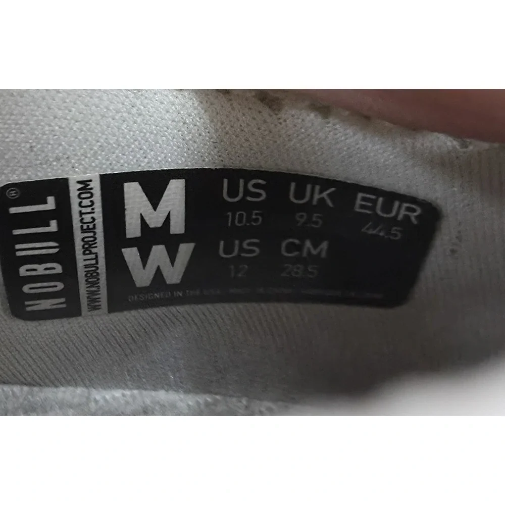 Nobull Allday Knit‎ Running Shoes Mens 10.5 White Sneakers Trainers CrossFit